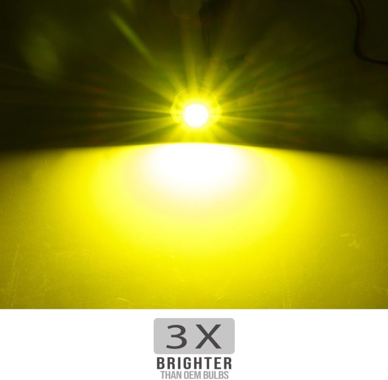 NSLUMO L1B LED Front Fog Light Bulbs for 2020+ Hon'da Civic Accord CR-V Ridgeline Acura Integra Super Bright 9000LM 3200K Yellow Canbus L1B L1 Led Fog Driving Lamp Bulb Assembly