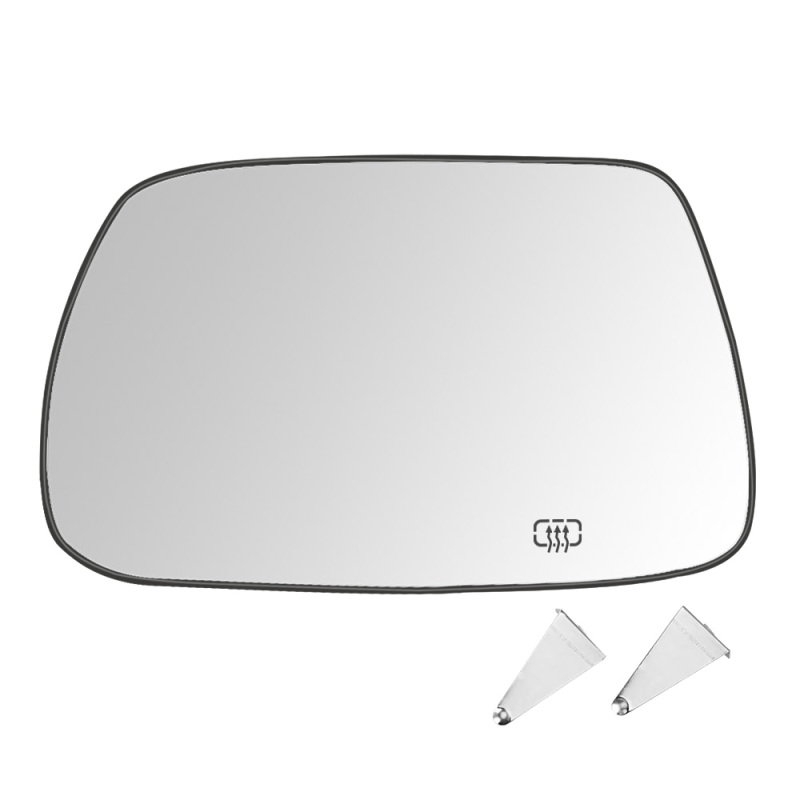 Side Heated Mirror Glass Replacement for Jeep Grand Cherokee 2005-2010 Side Mirror Glass with Rear Holder 5142875AA 5142874AA