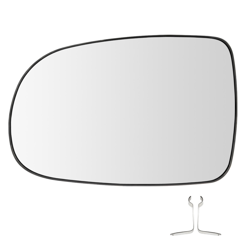 Side Mirror Glass Heated with Base Plate for Opel Corsa C 2000-2006 1426527 1426526 Exterior Mirror Glass Replacement