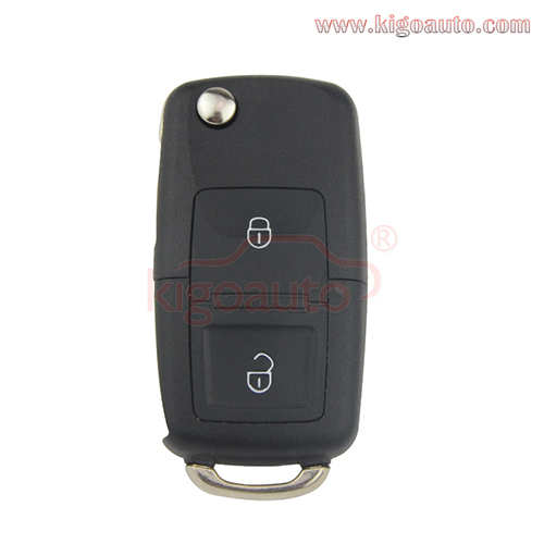 P/N 1JO 959 753 N Remote key 2 button HU66 434Mhz for VW Bora Seat Ibiza Skoda Octavia 2000 1J0959753N