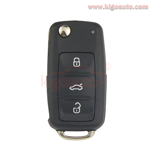 5K0 837 202 AD Remote Key shell 3button HU66 for VW Golf Jetta