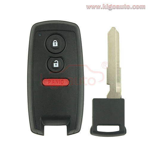 37172-64J00 Smart key case 2 button with panic for KBRTS003 Suzuki GRAND VITARA SX4 2006 2007 2008 2009 2010