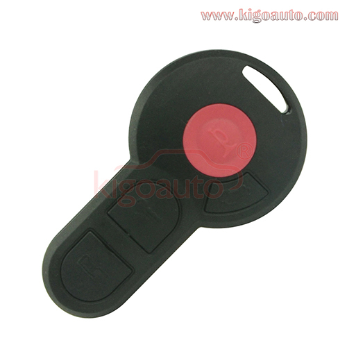 FCC NBG 730956 T Remote case 3 button with panic for VW Golf Jetta  Cabrio Convertible 1997 1998