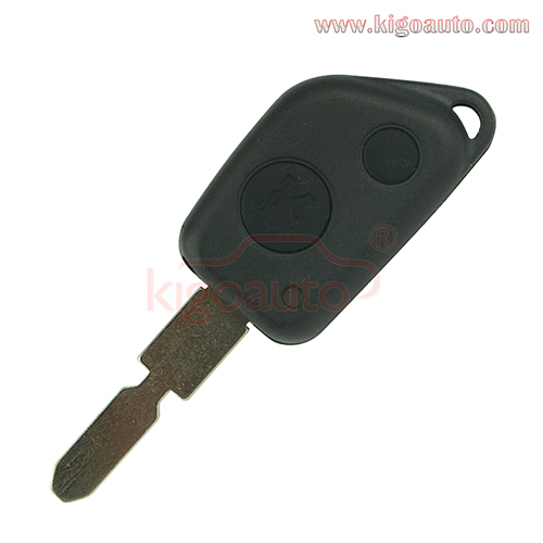 Remote key shell 2 button for NE78 blade for Peugeot 106 205 206 306 405 406