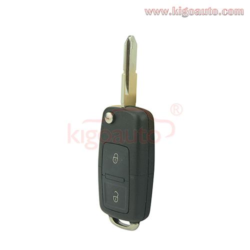 Flip key 2 button 433Mhz NE72 blade for Peugeot Citroen