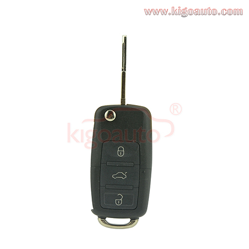 Flip key 3 button 433Mhz NE72 blade for Peugeot Citroen