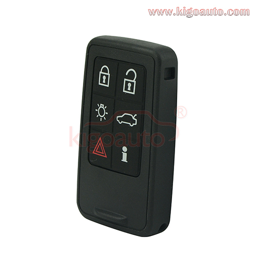 Smart key case shell cover 6 button for Volvo XC70 V70 XC60 S80 S60 2008 2009 2010 2011