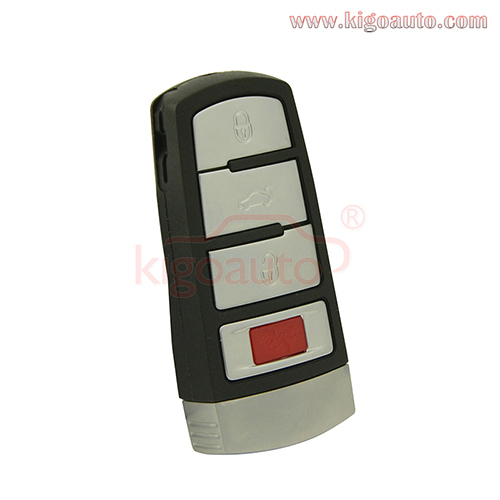 FCC NBG009066T smart key shell 4 button for Volkswagen Passat CC 2010 2011 2012