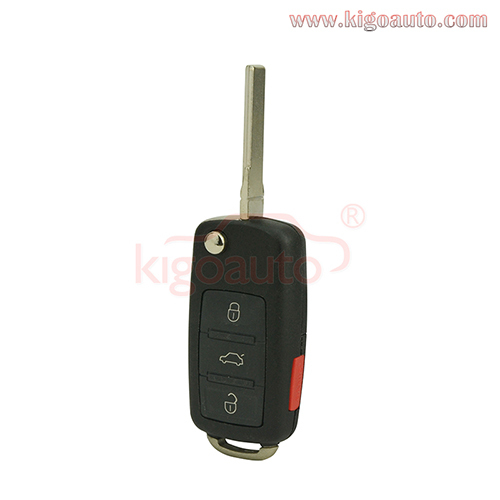 Remote key shell 3 button with panic for VW Touareg 2006 2007 2008