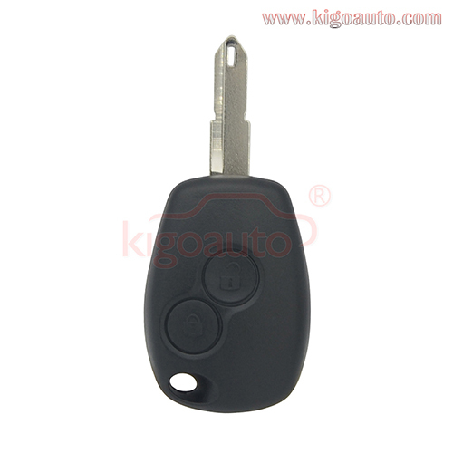 Remote key shell 2 button NE72 for Renault Clio III Modus Kangoo II Master Twingo 2006 - 2010