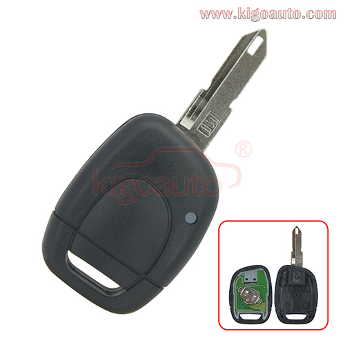 Remote key 434Mhz 1 button PCF7946 ASK NE72 blade for Renault Clio Kangoo 2001-2008