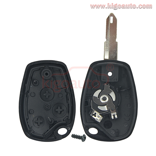 Remote key shell 3 button NE72 for Renault Clio III Kangoo II Master Modus 2006-2012