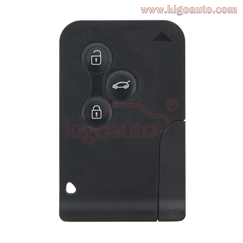 7701209132 smart key card 433Mhz ID46-PCF7947 3 button for Renault Megane II Megane 2 Scenic II Grand Scenic II 2003 2004 2005 2006 2007 2008