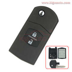 Flip key shell 2 button for Mazda RX8 MX5