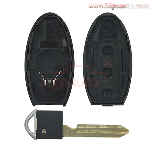 FCC CWTWBU729  Smart key case 3 button for Nissan key shell