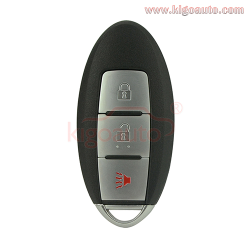 FCC CWTWBU729  Smart key case 3 button for Nissan key shell