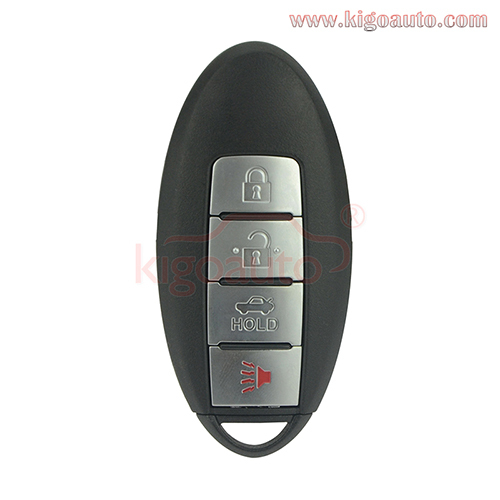 FCC KR55WK48903 smart key case 4 button for Infiniti G35 G37 2007 2008 key shell