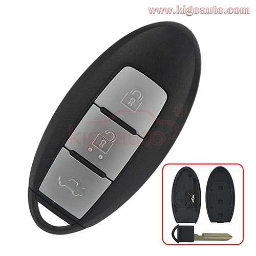 Smart key case 3 button for Infiniti EX35 FX35 FX50 2008-2012