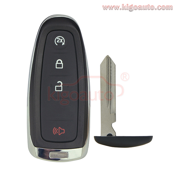 FCC M3N5WY8609 Smart key case 4 button for Ford Edge Explorer Focus Escape Taurus