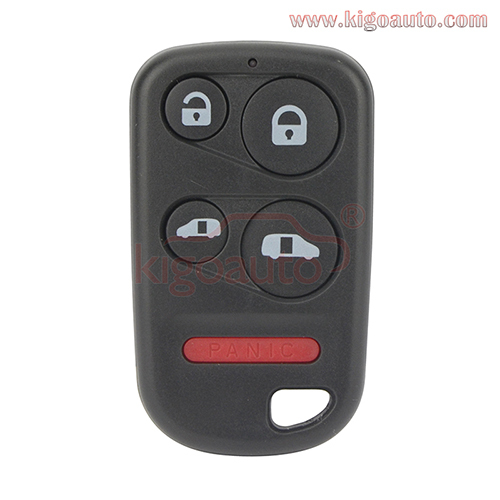 Remote fob case 5 button for Honda Odyssey 2001 2002 2003 2004