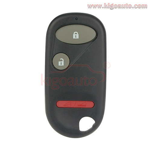 Remote key fob case 2 button with panic for Honda Civic 1996 - 2000