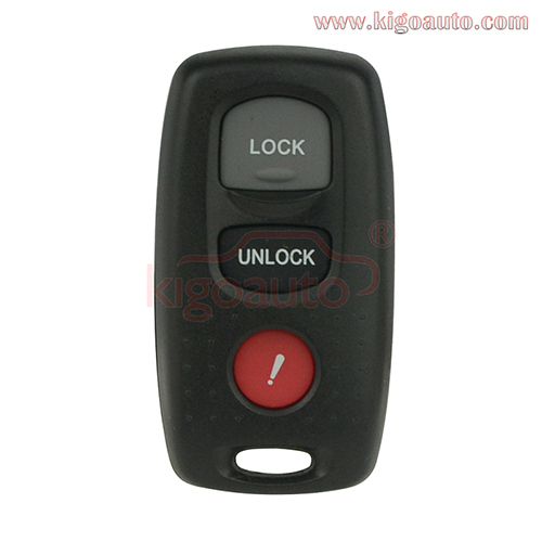 KPU41846 Remote fob case 3 button for Mazda 3 6