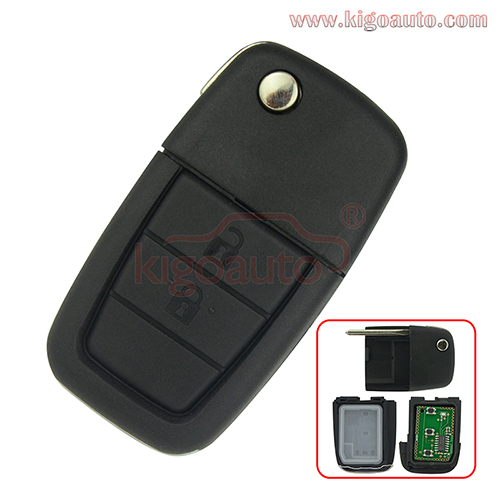 Flip key 2 button with panic 434Mhz for Holden VE Commodore