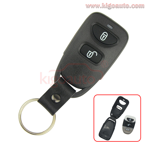 Remote key fob shell case 2 button for Hyundai Tucson Accent 2005 - 2009