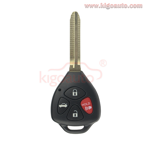 FCC HYQ12BBY Remote key shell 4 button toy43 for Toyota Camry RAV4