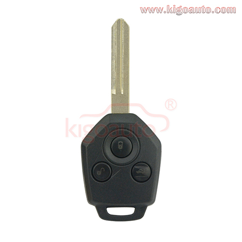 Remote key 3button 434Mhz 4D62 chip/no chip NSN19 blade for Subaru Forest