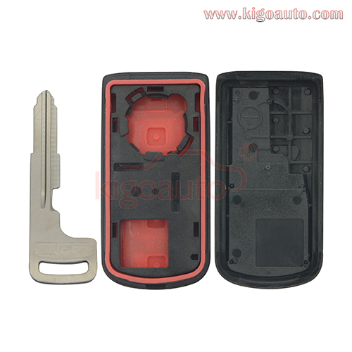 FCC OUC644M-KEY-N smart key case 2button+panic for Mitsubishi OUTLANDER