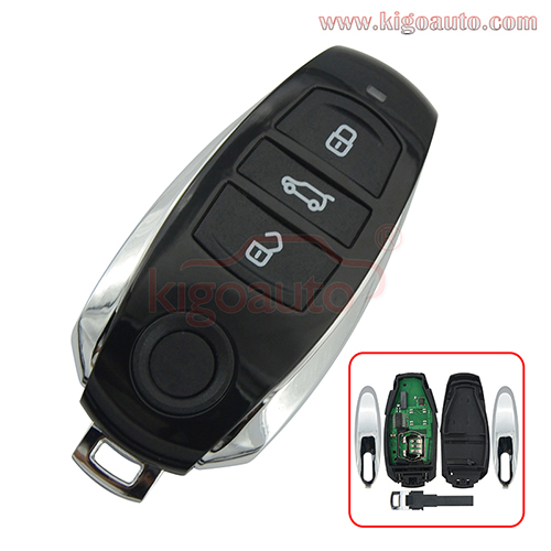 P/N 7P6 959 754 AS AL AQ AP Smart key 3 button 315mhz 434Mhz 868Mhz for VW Touraeg