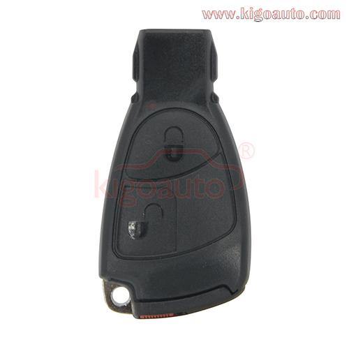 Smart key shell case 2 button with battery holder for Mercedes benz C Class E Class CLS CLK ML B Class SLK CL S Class 1998-2009