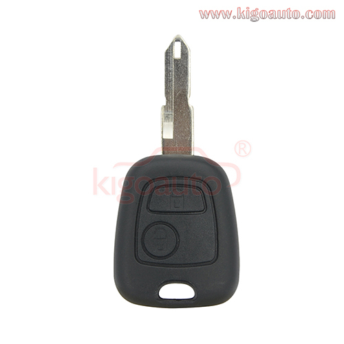 Remote key case 2 button NE72 blade for Peugeot 106 205 206 306 405 Citroen C2 C3 C4 C5 C8