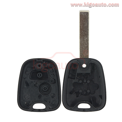Remote key shell 2 button HU83 blade for Peugeot 107 207 307 407 807 Citroen Saxo Xsara Berlingo Xsara Picasso