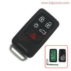 FCC KR55WK49264 Smart key 5 button 434Mhz  for 2008-2018 Volvo XC70 V70 XC60 S80 S60 P/N 30659637