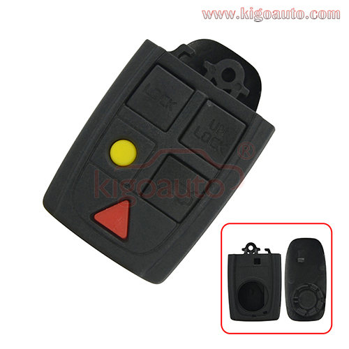 Remote key fob case shell 5 button for VOLVO C30 C70 S40 S80 XC90