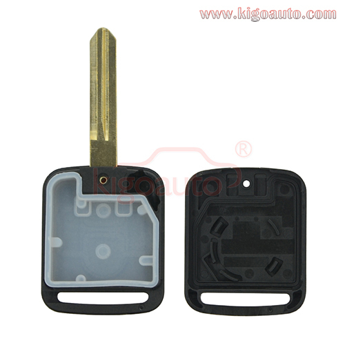 Remote key shell 2 button NSN14 for Nissan Pathfinder Navara Micra Almera