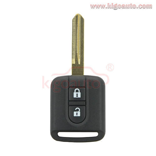 Remote key shell 2 button NSN14 for Nissan Pathfinder Navara Micra Almera