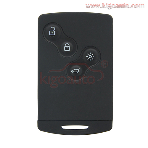 PN 285975779R Keyless Go Smart Card Key 4 button 433.9mhz PCF7952 for Renault Laguna III Megane III Scenic III