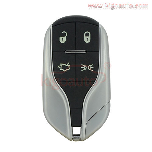 FCC M3N7393490 Smart key case shell cover 4 button for Maserati Quattroporte Ghibli 2012 - 2015