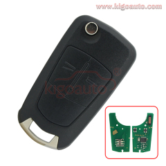 Valeo 736 743-A Remote key 2 button 433Mhz PCF7941 Chip ASK HITAG2 HU100 for 2004-2013 Opel Vauxhall Astra H Zafira