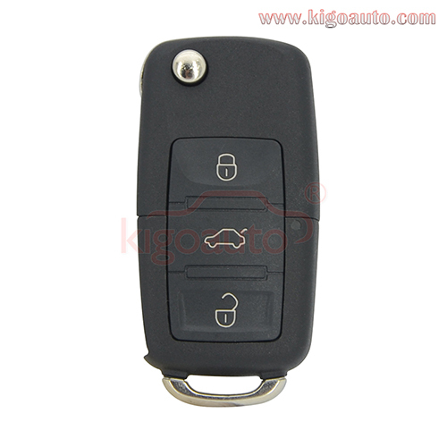 Remote key shell 3 button for VW Skoda Polo Bora Golf Passat