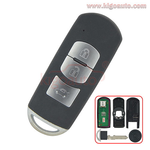 New model SKE13E-01 Smart key 3 button 434Mhz for Mazda CX-5 2017