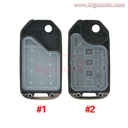 Flip remote key shell 3 button for Honda Civic City Jazz HR-V XR-V