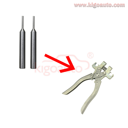 1SET/2PCS replacement needles for Flip key Pin Remove tool
