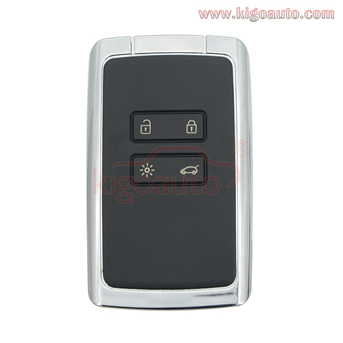 Smart Remote Key Fob Card 4 button 433mhz Hitag AES 4A-PCF7953M chip for Renault Kadjar Megane 4 Talisman Espace 5 2016-2019