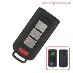 FCC OUC644M-KEY-N keyless go smart key 3 button with panic 315mhz 434mhz ID46-PCF7952 chip for 2008-2017 Mitsubishi Lancer PN: 8637A228