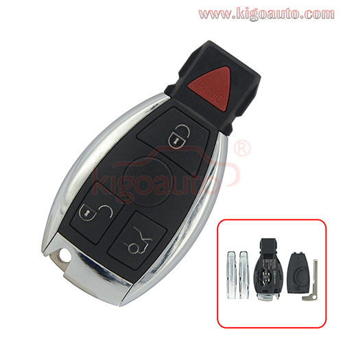 Keyless Entry Smart key 3 button with panic 315mhz for Mercedes Benz FBS3 KeylessGo PCB W204/207/212/164/166/221