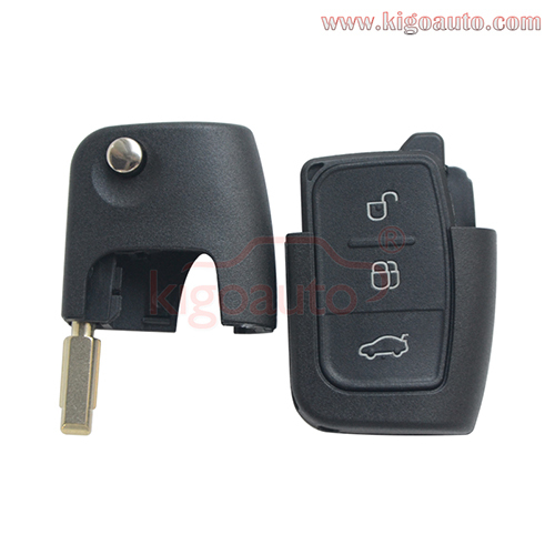 Flip remote key 3 button 434Mhz FO21 blade for Ford Mondeo Focus Fiesta C Max